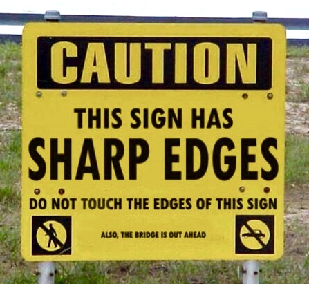 Sharp edges